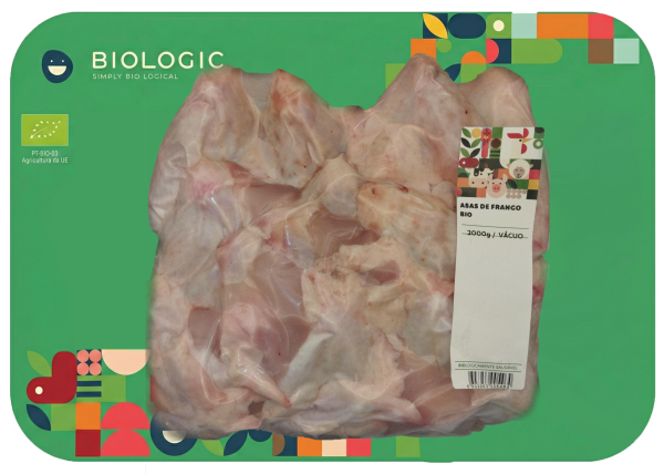 CHICKEN WINGS BIO – VACUUM PACKED - FRESH - 2.00 KG